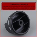 Black Thermostat Knob for Viking Ranges