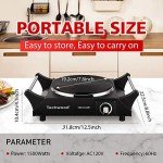 Techwood 1500W Portable Electric Hot Plate Stove