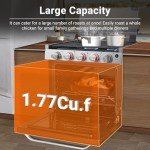 AMZCHEF 21" Propane Range Oven with 3 Burners