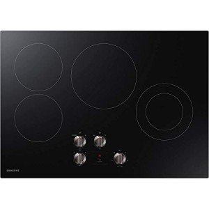 SAMSUNG 30" Black Electric Cooktop with 4 Elements