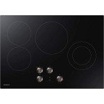 SAMSUNG 30" Black Electric Cooktop with 4 Elements