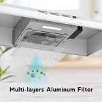 FIREGAS 30" Under Cabinet Range Hood with Fan