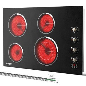 Cooksir 30" Electric Cooktop with 4 Burners