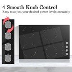 30 Inch Electric Ceramic Cooktop with 4 Burners
