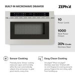 Zephyr 24" Under Cabinet Microwave Drawer 1.2 cu ft