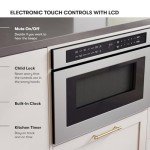Zephyr 24" Under Cabinet Microwave Drawer 1.2 cu ft