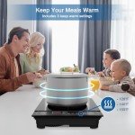 XKitchen 1800W Portable Induction Cooktop Burner