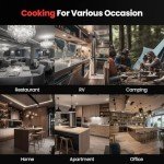 PAYISHO Commercial Induction Cooktop 1800W with Timer