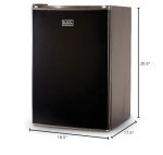 BLACK+DECKER Compact Energy Star Mini Fridge