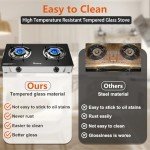 Portable 2 Burner Propane Stove for Camping