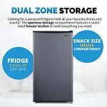 NewAir 3.3 Cu. Ft. Compact Mini Fridge with Freezer
