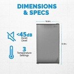 NewAir 3.3 Cu. Ft. Compact Mini Fridge with Freezer