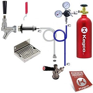Kegco Chrome 1-Tap Kegerator Kit