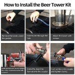 Single Tap Beer Kegerator Tower Kit