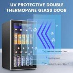 Mini Fridge for 130 Cans - Adjustable Cooler