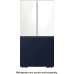 SAMSUNG 4-Door Flex Refrigerator Navy Steel Panel