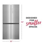 Frigidaire 17.4 Cu. Ft. 4-Door Brushed Steel Fridge