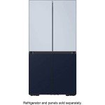 SAMSUNG 4-Door Flex Refrigerator Navy Steel Panel