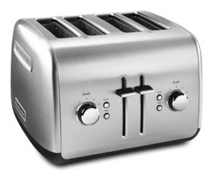 KitchenAid 4-Slice Brushed Stainless Steel Toaster