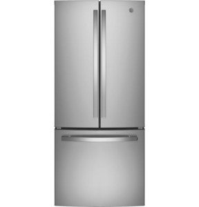 GE 20.8 cu ft French Door Refrigerator - Stainless Steel