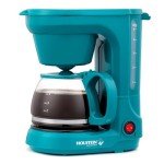 Compact Coffee Maker, 5 Cups, Tea Leaf Color