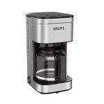 Krups 10-Cup Silver Drip Coffee Maker