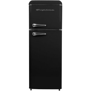 Frigidaire 2-Door Retro Apartment Refrigerator, Black