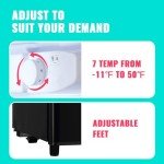 WANAI 3.5 Cu.Ft Mini Fridge with Freezer