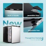EUHOMY 2.1 Cu Ft Compact Upright Freezer