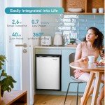 EUHOMY 2.1 Cu Ft Compact Upright Freezer