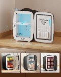 BEICHEN Black Mini Fridge for Small Spaces