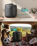 BEICHEN Black Mini Fridge for Small Spaces