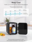 CROWNFUL 4L Portable Mini Fridge for Skincare