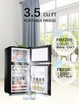 Retro 3.5 Cu.Ft Mini Fridge with Freezer
