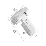 Safelon Childproof Refrigerator and Freezer Lock - 2 Pack