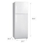 PremiumLevella Frost Free Top Freezer Refrigerator 10.0 cu ft