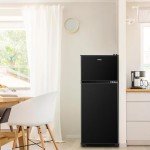 Anukis 3.8 Cu Ft Mini Fridge with Freezer