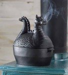 Dragon Wood Stove Steamer - Cast Iron, Matte Black