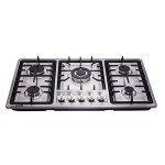 Deli-kit® 34" Dual Fuel 5-Burner Gas Cooktop