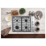 GE 30” Gas Cooktop with Power Broil & Grates