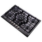 30" Stainless Steel Gas Cooktop with 5 Burners