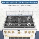 30" Slide-In Range Filler Kit with Silicone Covers