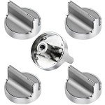 Whirlpool Gas Stove Knob Replacements - 5 Pack