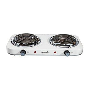Proctor Silex Double Burner Electric Cooktop