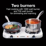 Proctor Silex Double Burner Electric Cooktop