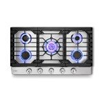 FOTILE 36” 5-Burner Stainless Steel Gas Cooktop
