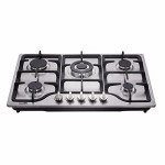 Deli-kit 30" Dual Fuel Gas Cooktop with 5 Burners