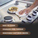 FOTILE 36” 5-Burner Stainless Steel Gas Cooktop