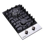 12-Inch Dual Fuel Gas Cooktop with 2 Burners