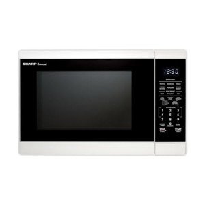 SHARP 1.4 CuFt 1100W White Microwave Oven